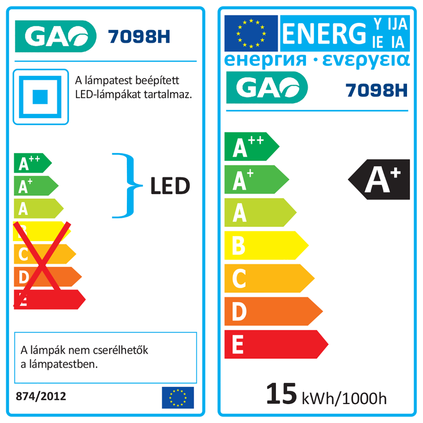 home Plafonjera, LED 15W , 3000K - 7098H
