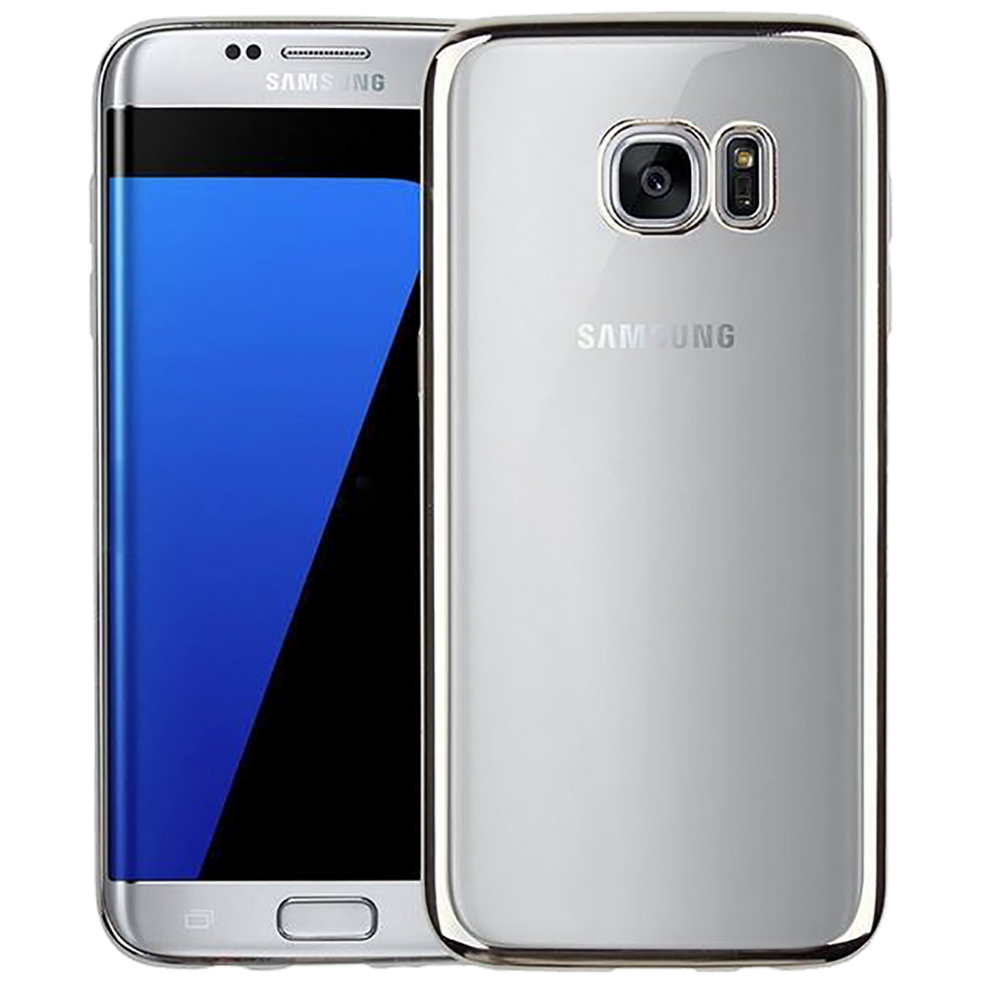 AMA Europe Maska za mobiltel Samsung A3, silver - Plated Tpu Case Galaxy A3 silver