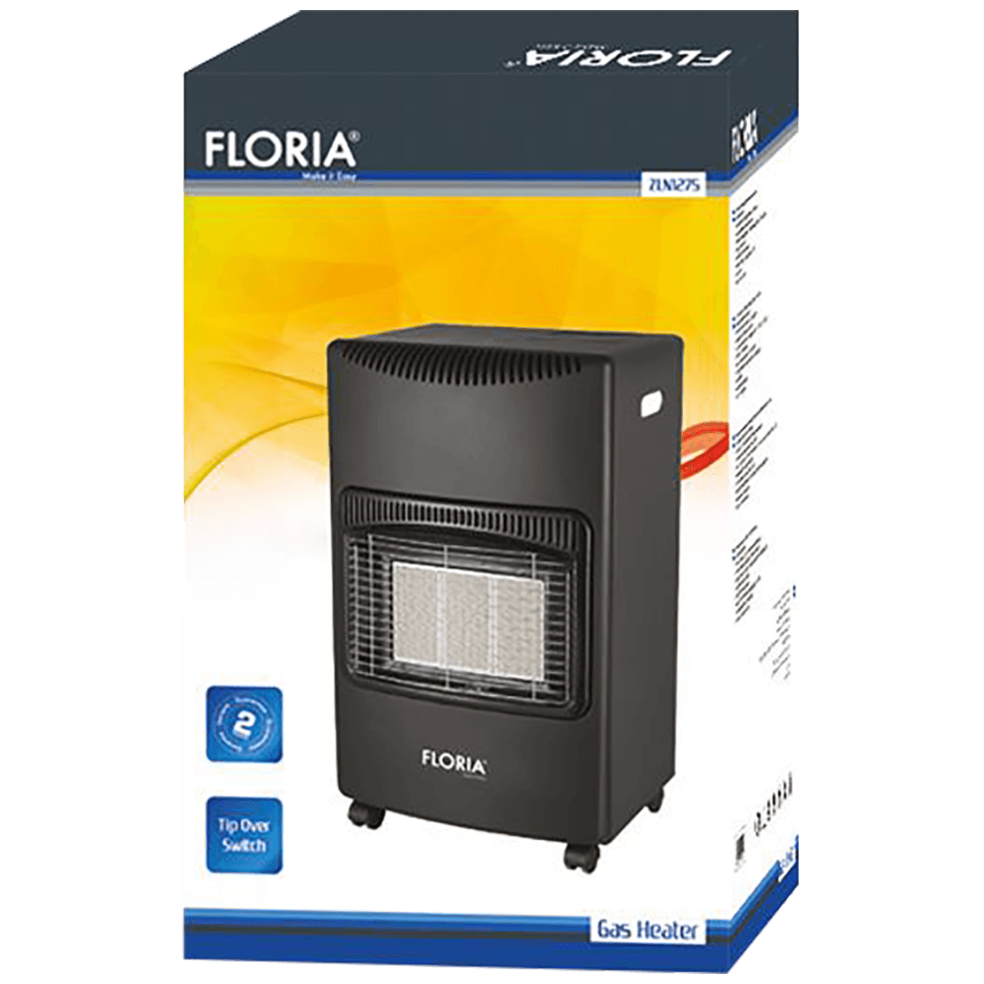 Floria Grijalica, plinska, 4200 W, crna - ZLN1275