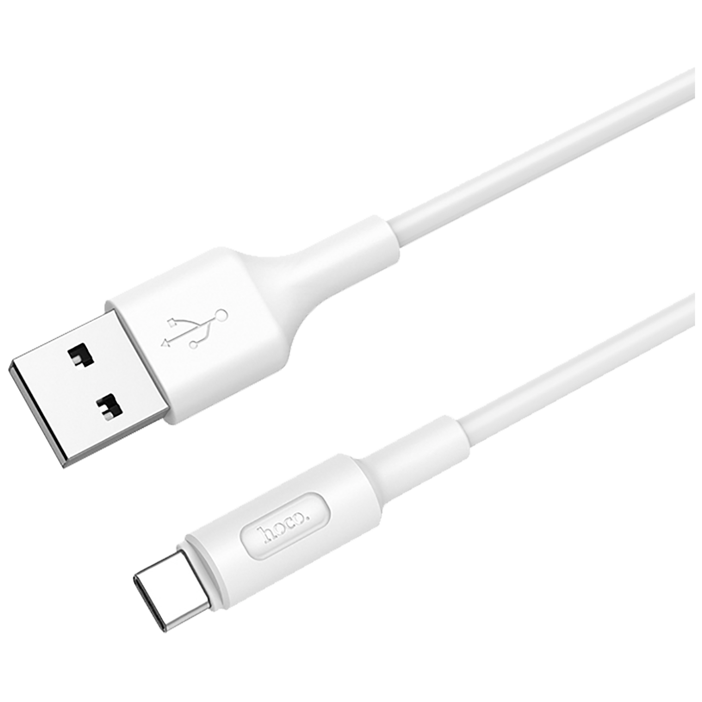 hoco. USB kabl za smartphone, USB type C kabl, 1 met, 2 A,bijela - X25 Soarer USB type C, White