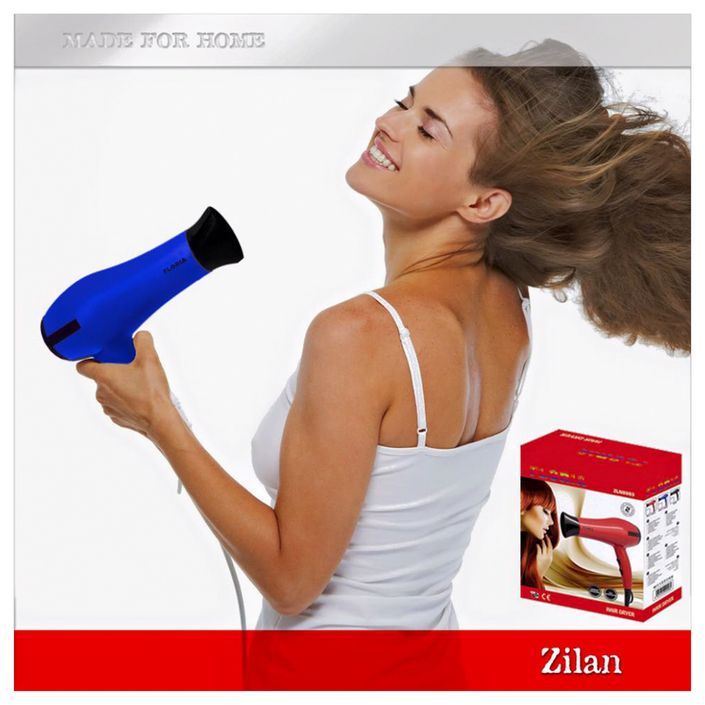 Floria Fen za kosu, 850 W, plavo/crna - ZLN8978/BL