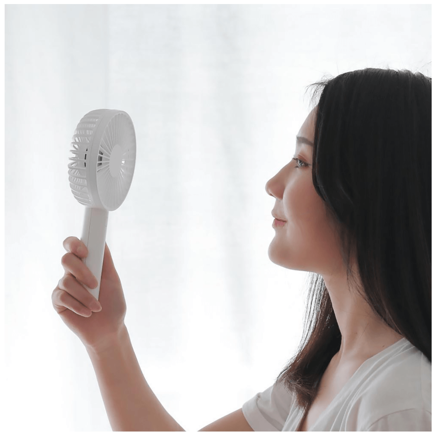 home Ventilator ručni / stolni, promjer 9 cm, Li-Ion 800mA - HF 9/WH