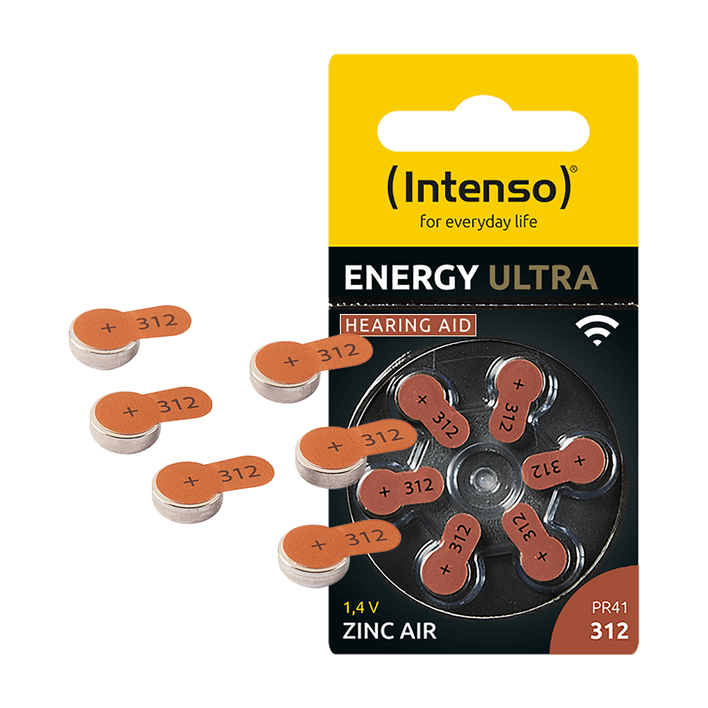 (Intenso) Baterija, A312/PR41,1.45 V, pakiranje 6 kom