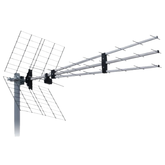 Iskra Antena Triplex Loga 43 elementa, Aluminij, dužina 1190 mm - P-43N TRIPLEX