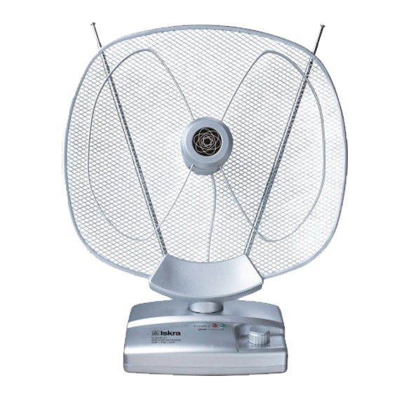 Iskra Antena sobna sa pojačalom, UHF/VHF, srebrna - G2235-07