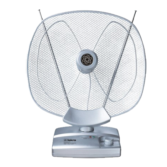 Iskra Antena sobna sa pojačalom, UHF/VHF, srebrna - G2235-07