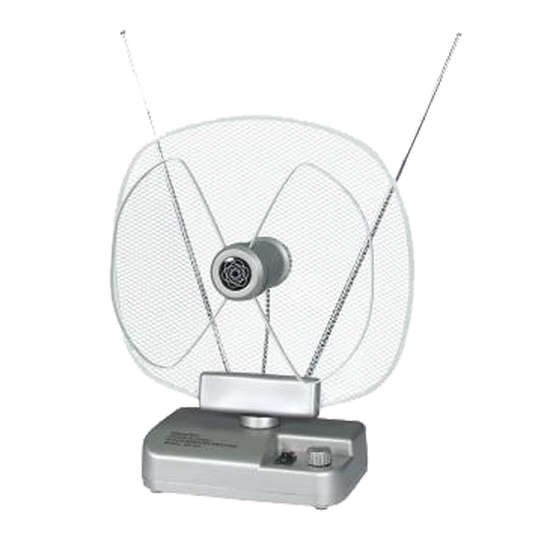 Falcom Antena sobna sa pojačalom, UHF/VHF, srebrna - ANT-204S