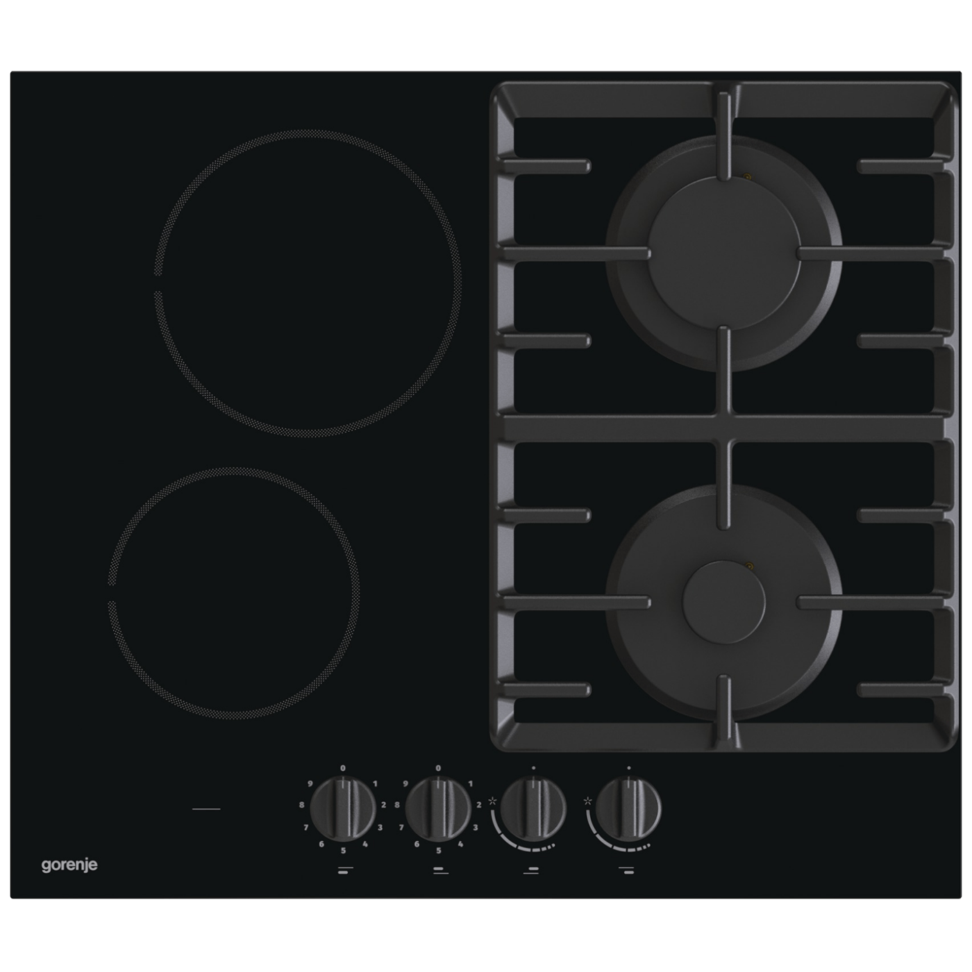 Gorenje Ugradbena staklokeramička kombinirana ploča za kuhanje,3000W - GCE691BSC