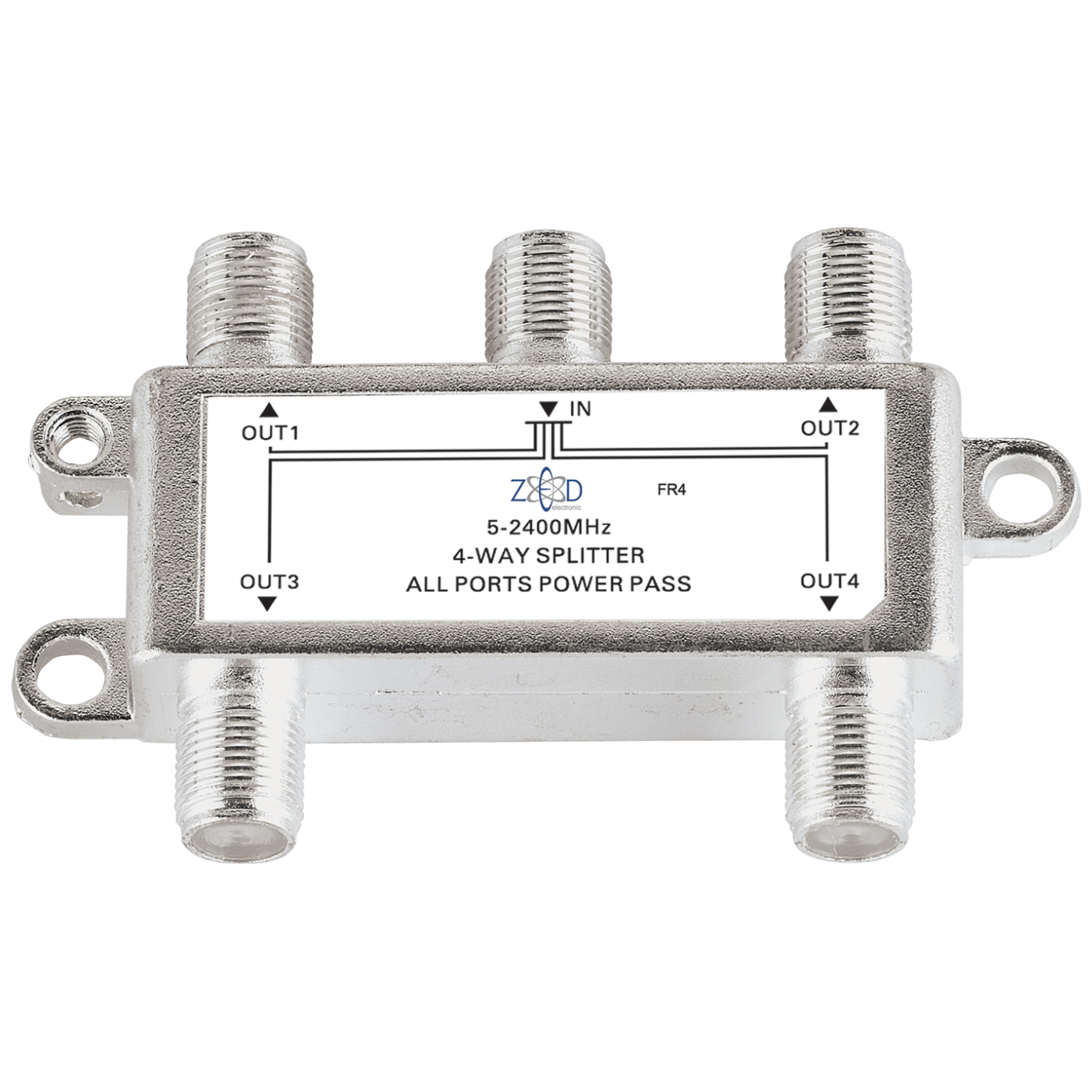 ZED electronic Antenski razdjelnik 1 ulaz - 4 izlaza, 900-2400MHz - FR4