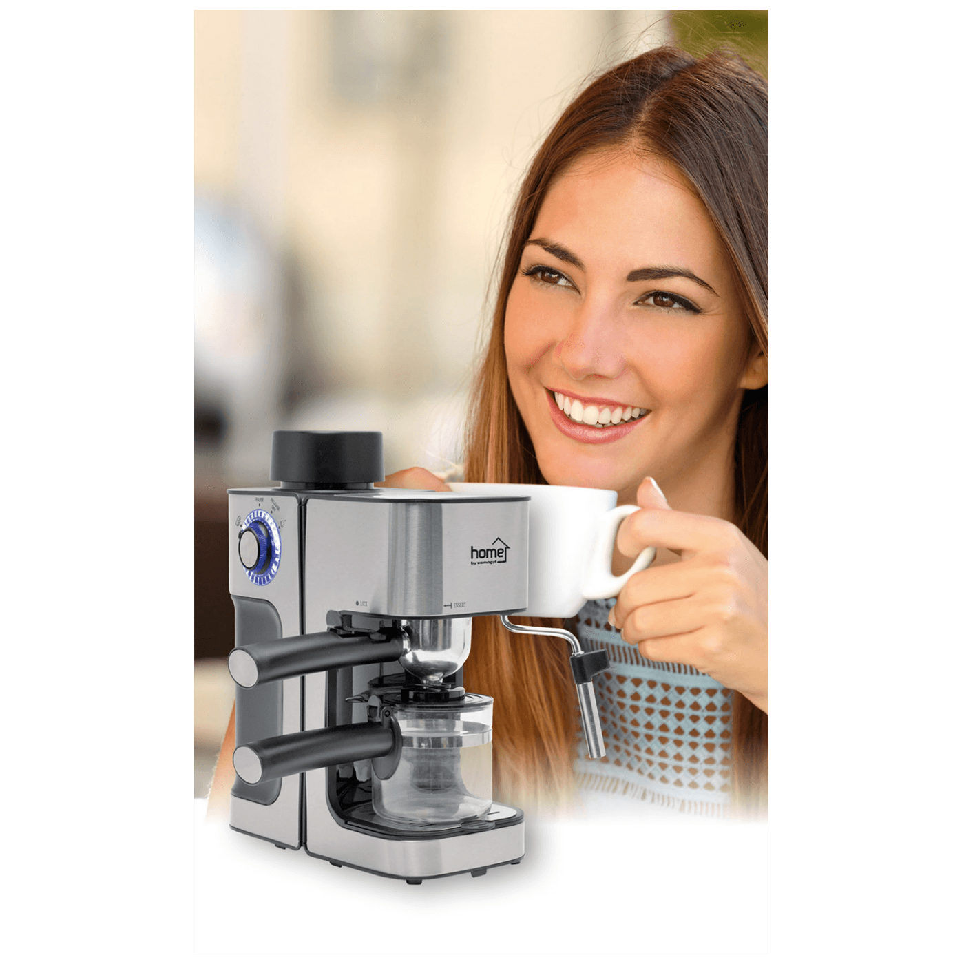 home Aparat za espresso kafu, 3.5 bar, 800 W - HG PR 14