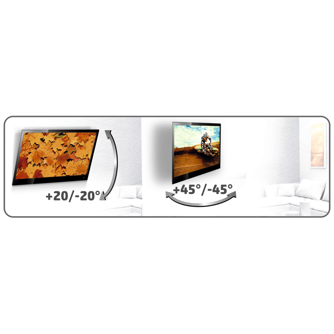 home Nosač za TV prijemnike 23"-55", 30 kg, 2D - LCDH 32