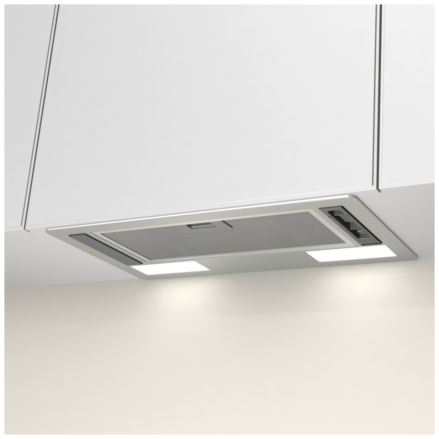 Gorenje Kuhinjska napa, ugradbena, 146 W, aluminijum/staklo - BHI611ES