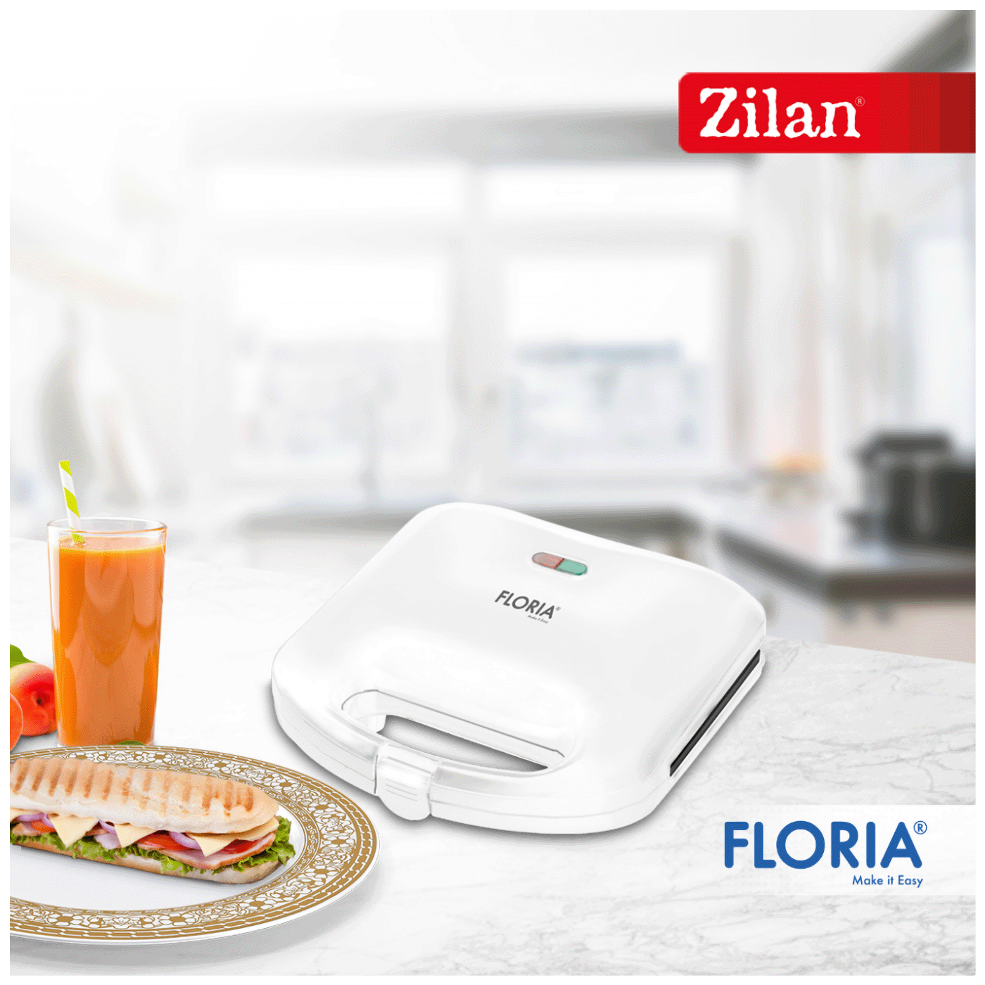 Floria Toster, LED indikator, 750 W - ZLN4305