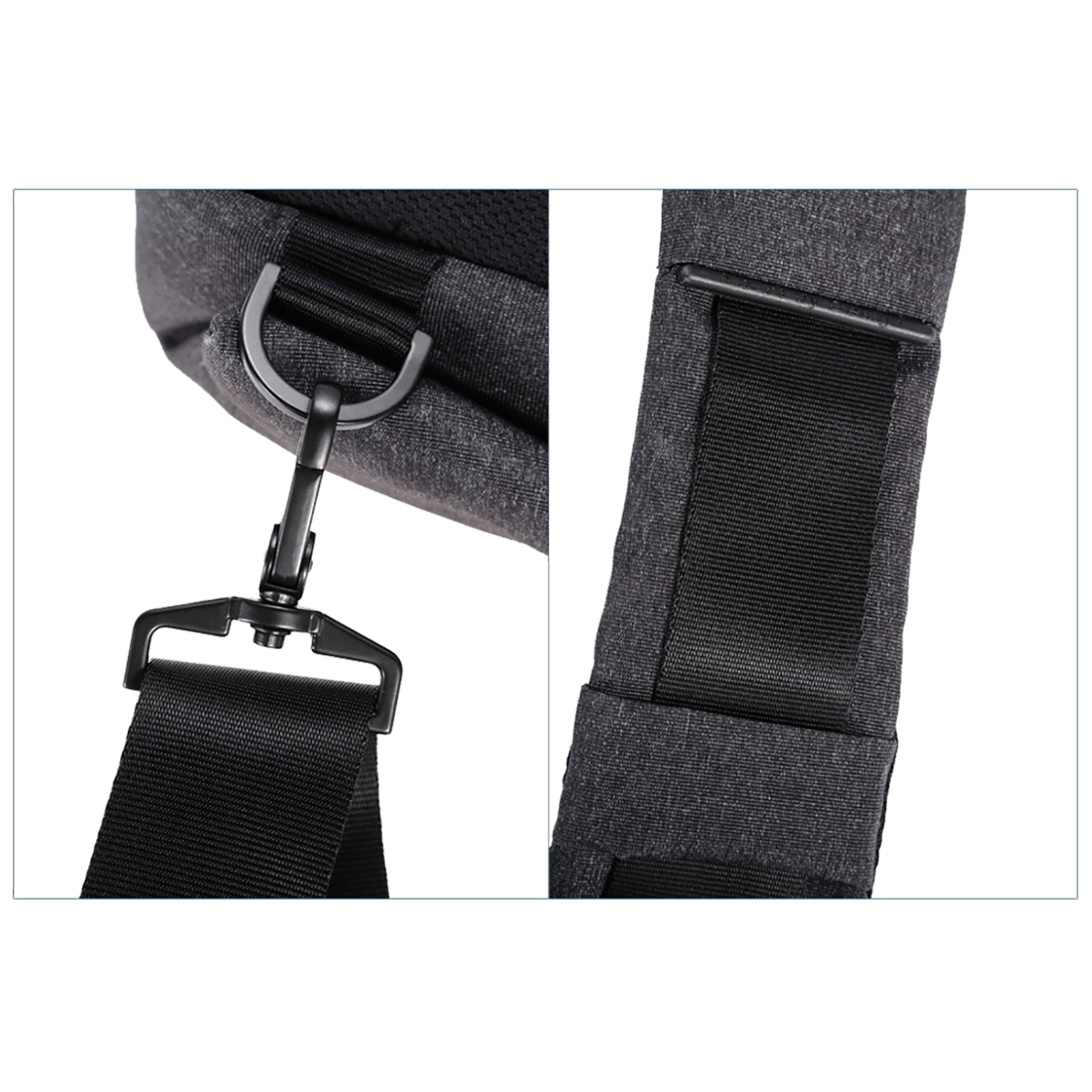 Xiaomi Ruksak za laptop 10" - Mi City Sling Bag Dark Grey