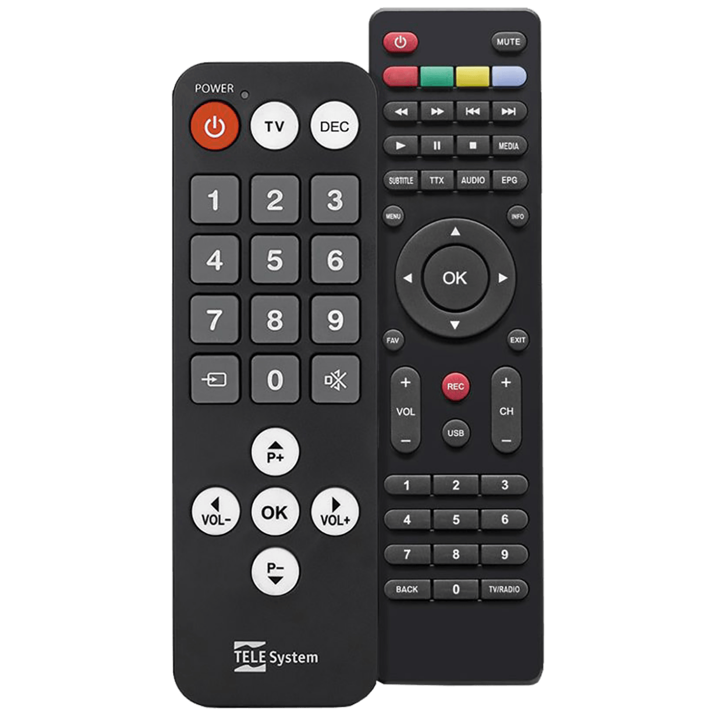 TELE System Prijemnik zemaljski, DVB-T/T2, H.265/HEVC, HDMI,Scart - TS Unico