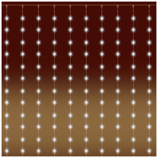 home Dekorativna LED rasvjeta, zavjesa - MLF 400/WW