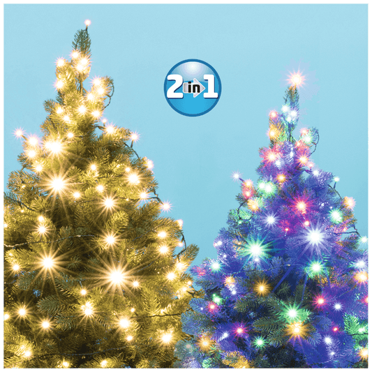 home Dekorativna LED rasvjeta, 2u1, daljinski upravljač - LED 102R/WW/M