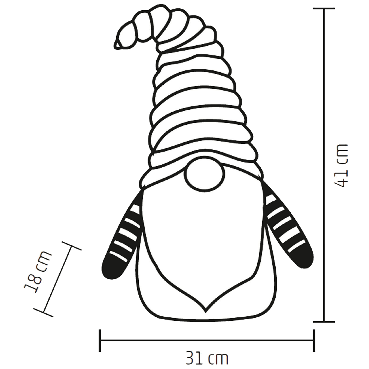 home Plišana igračka, patuljak - KDD 41