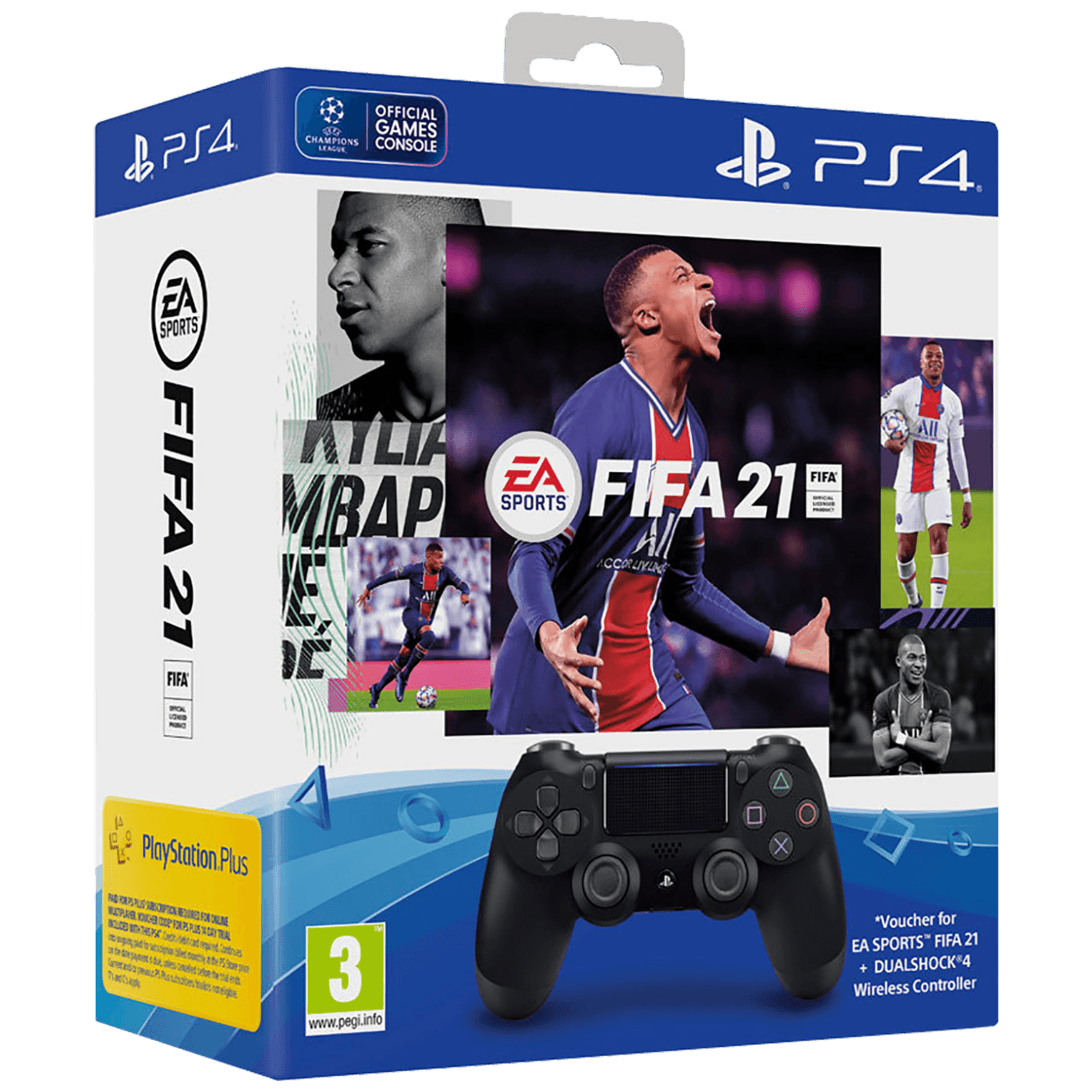 Sony SET Dualshock Controller v2+FIFA 21+FUT VCH+PS Plus 14 dana - SET Kontroler+FIFA21+14d