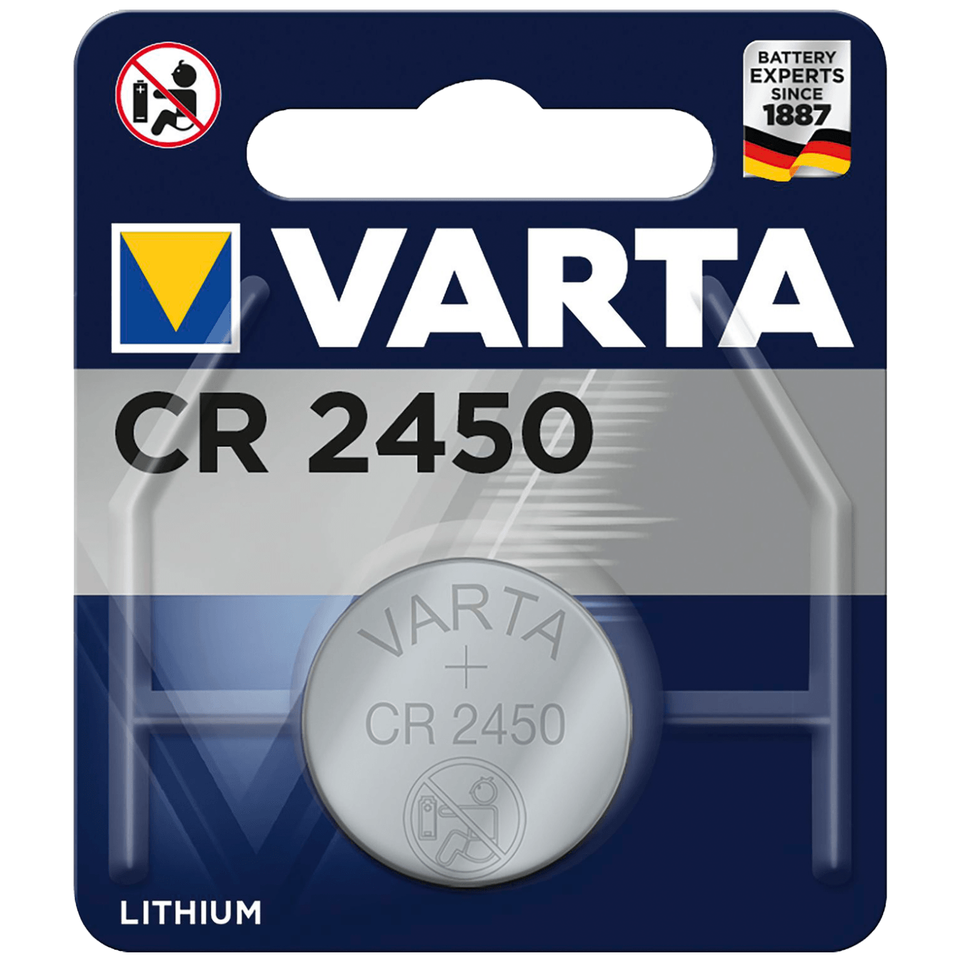 Varta Baterija litijska, CR2450, 3 V, dugmasta, blister 1 kom
