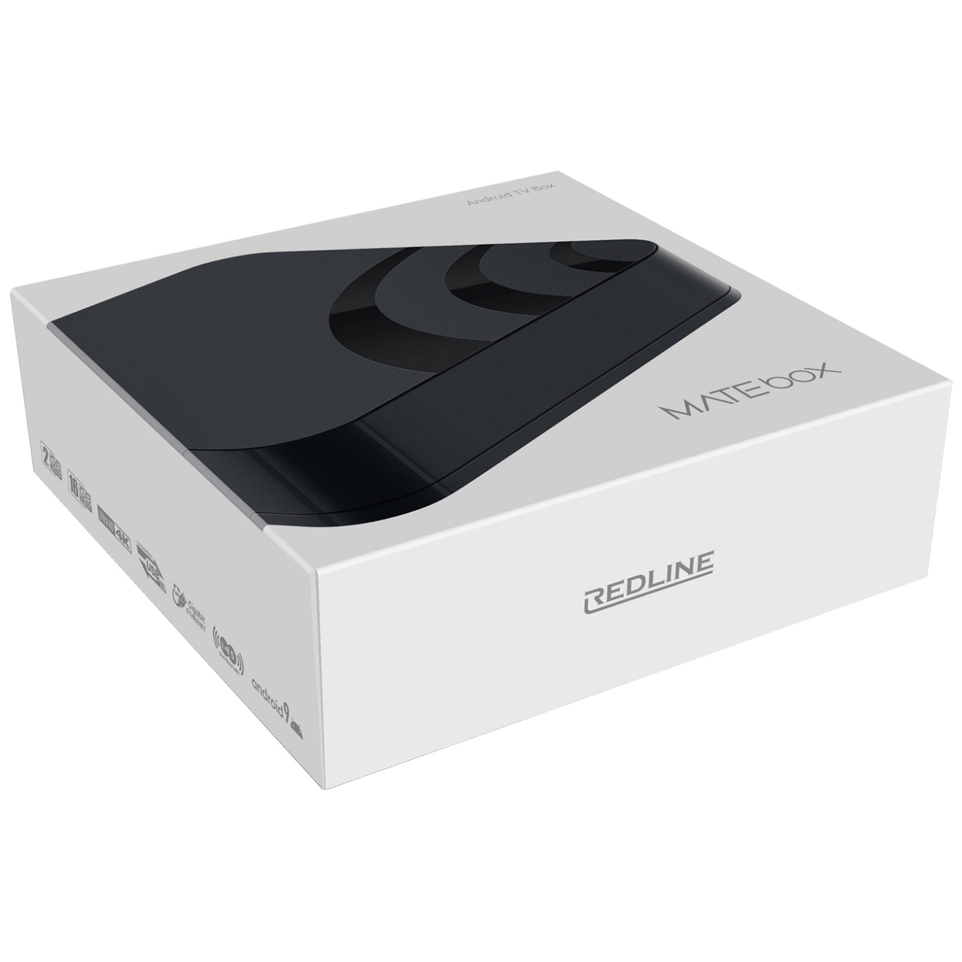 REDLINE Prijemnik Android, 2/16GB DDR4, 4K, HDR, LAN/WiFi, HDMI - MATE Box