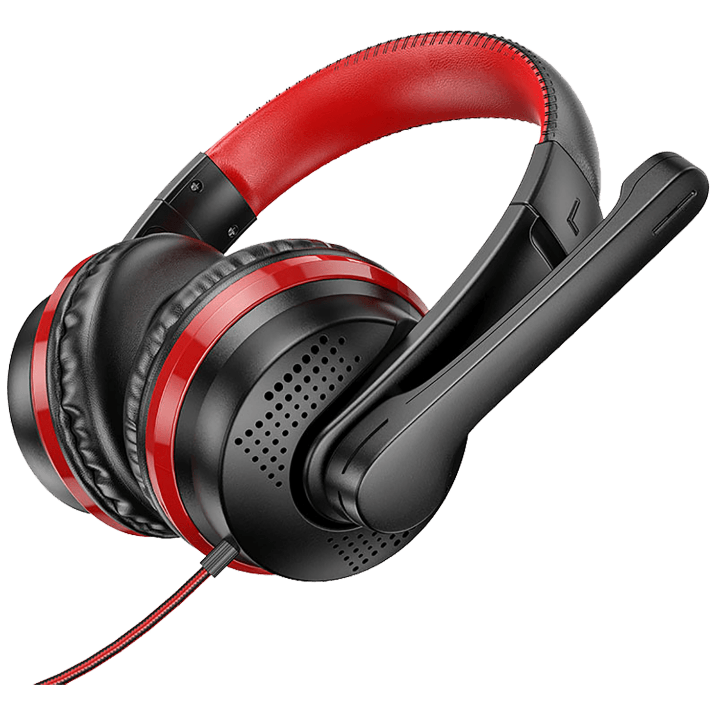hoco. Slušalice sa mikrofonom, gaming, 3.5 mm, crvena - W103 Magic tour, Red