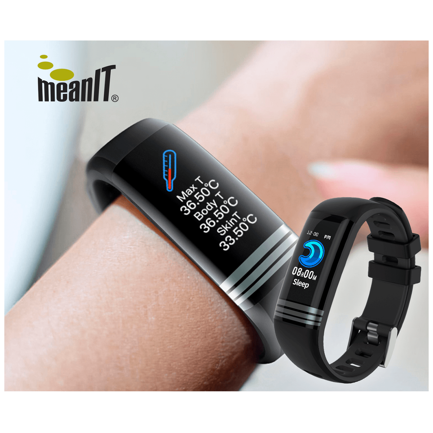 MeanIT Sat pametni, sport, termometar - M10 termo