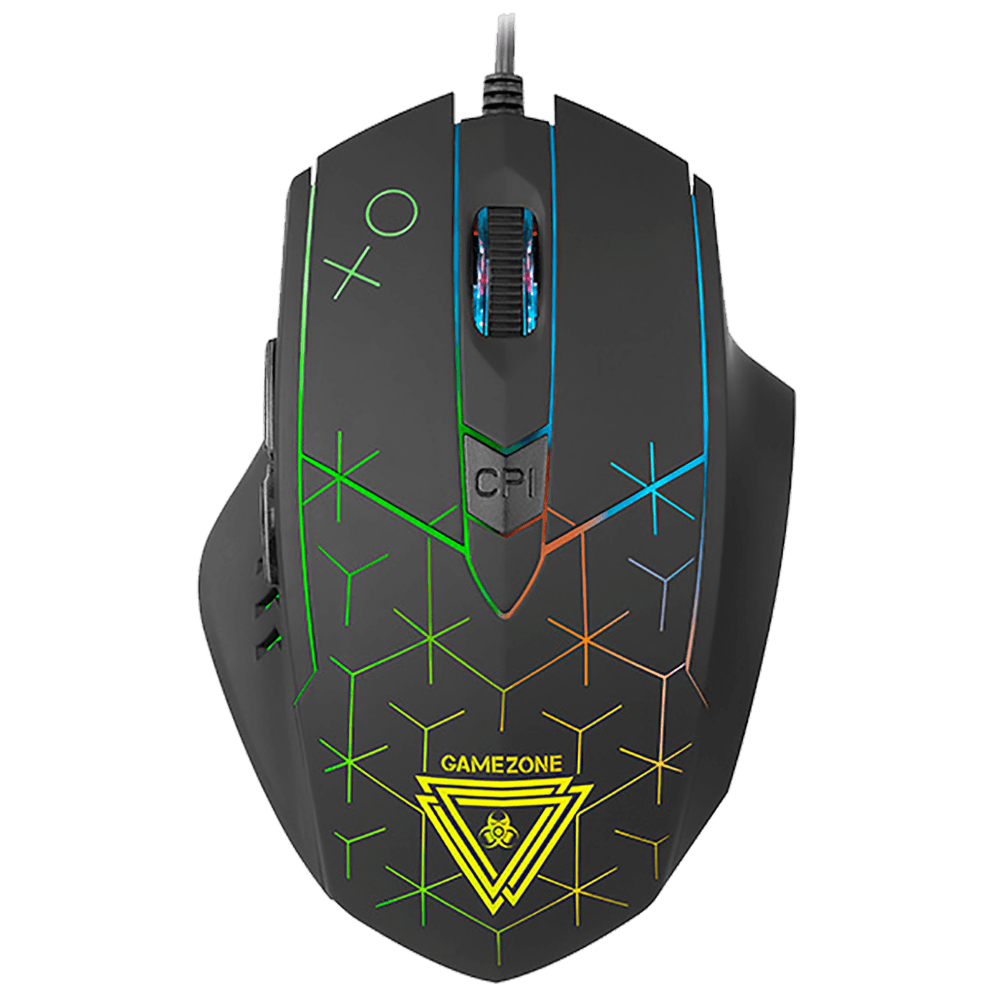 Tracer Miš optički, gaming, 1600 dpi, RGB, USB - GAMEZONE XO RGB