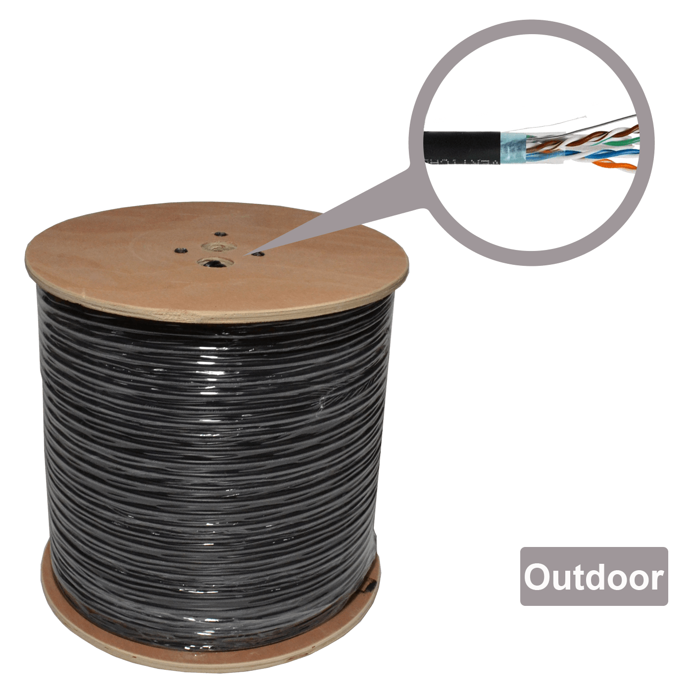 Connect XL Mrežni FTP kabl, CAT5e, Outdoor, 305 met - CAT5-FTP-CCA Outdoor