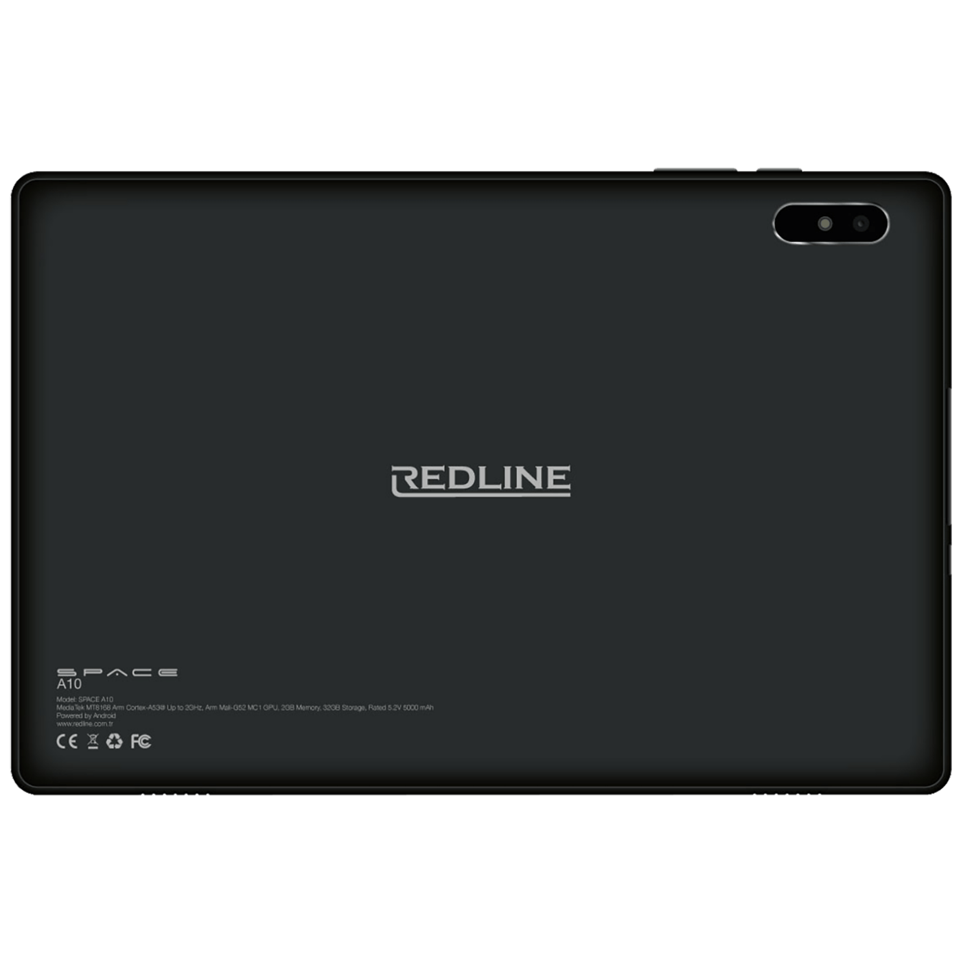 REDLINE Tablet 10.1", IPS 1280x800, CPU 1.6 GHz, 2/32GB, 5000 mAh - Space A10