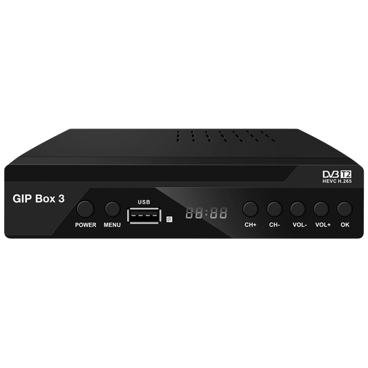 Golden Interstar Prijemnik zemaljski, DVB-T2, H.265, HDMI, SCART - GIP Box 3
