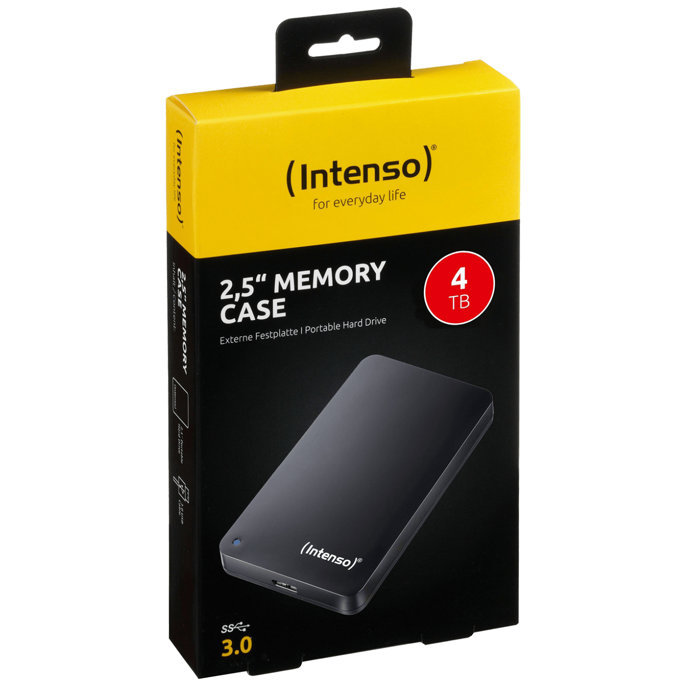 (Intenso) Eksterni Hard Disk 2.5", kapacitet 4TB, USB 3.0, Crna b - HDD3.0-4TB/Memory Case