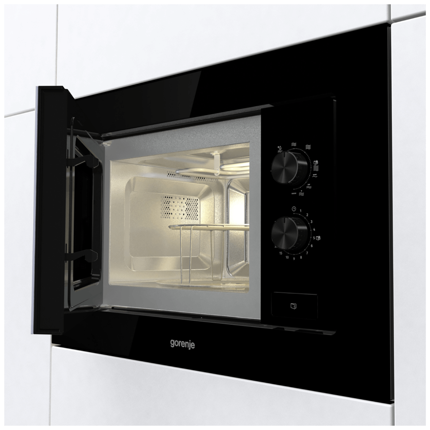 Gorenje Ugradbena mikrovalna pećnica sa grilom, 800 W, 20 lit. - BM201EG1BG