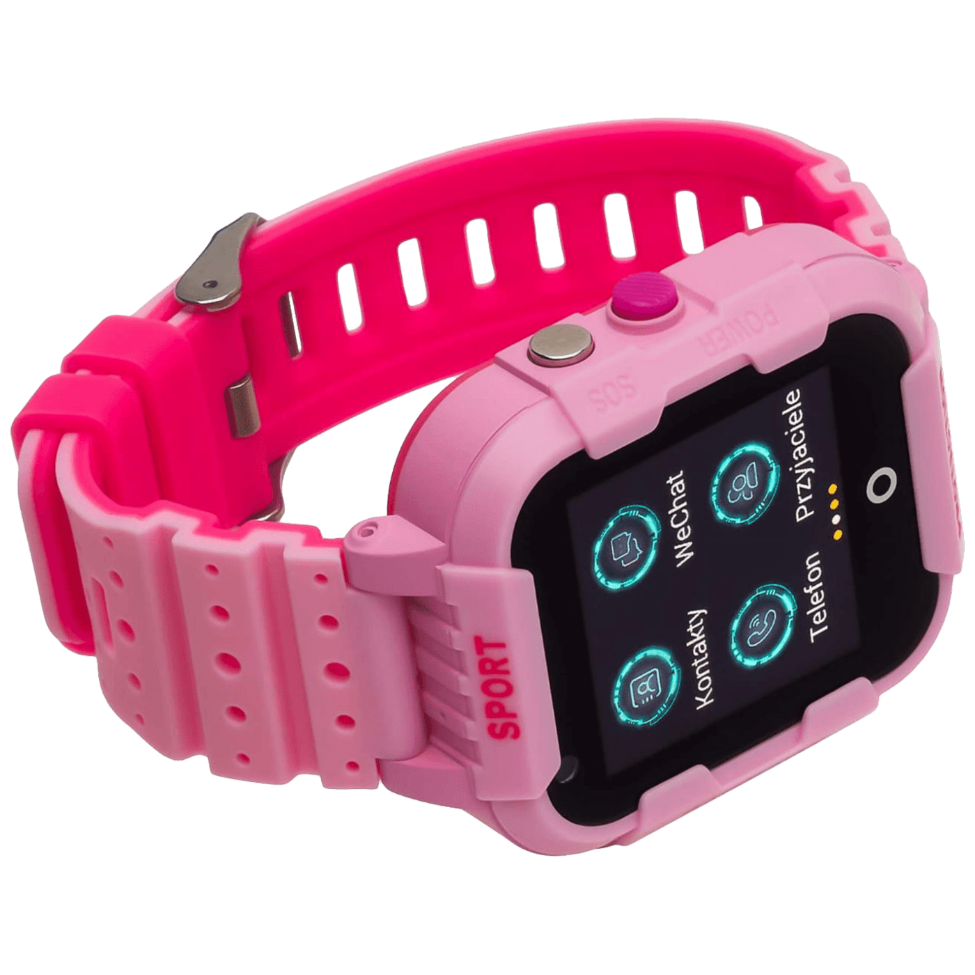Garett Sat pametni, 4G LTE, 1.4", WiFi, Bluetooth, IP67 - Garett Kids 4G Pink