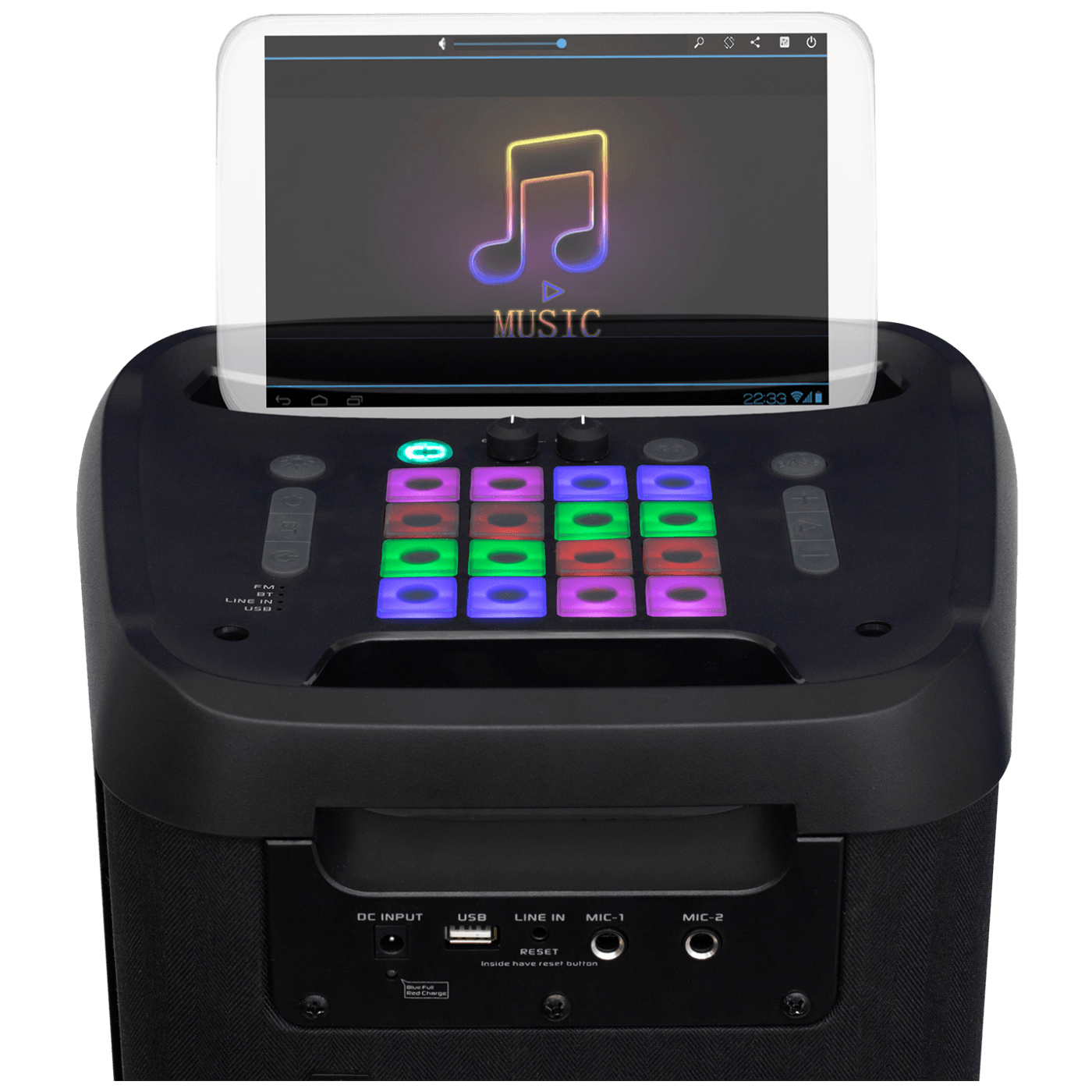 SAL Zvučnik bežični, Bluetooth , KARAOKE, 120 W - PAR 221DJ