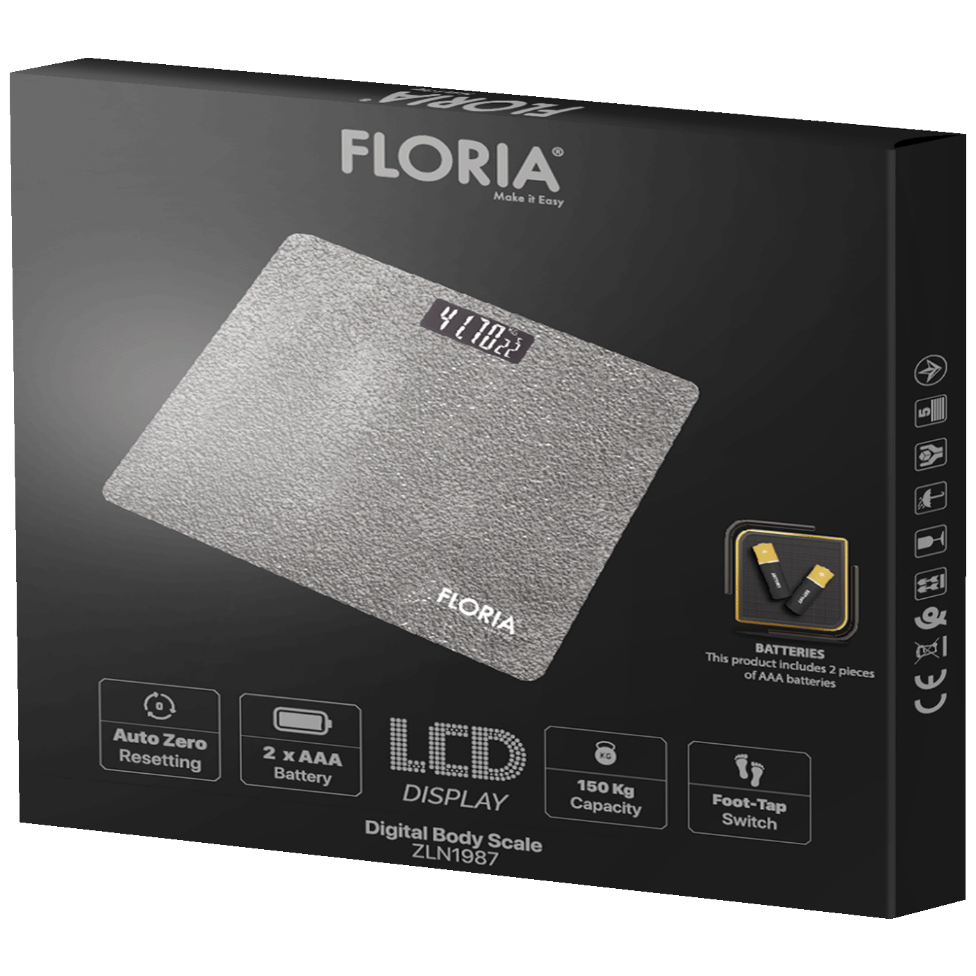 Floria Vaga, digitalna, do 150 kg - ZLN1987