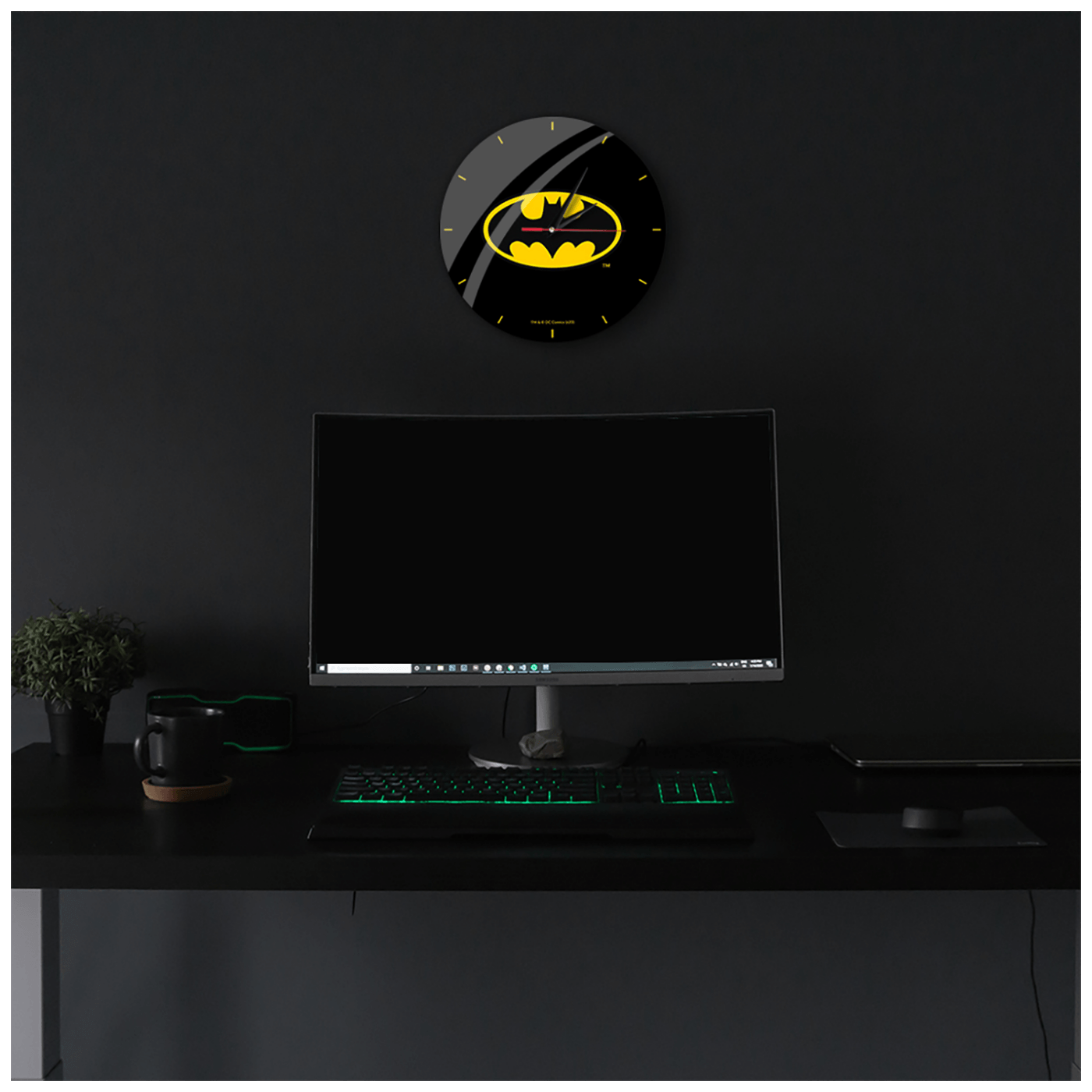 DC Zidni sat, Marvel Batman - Gloss Wall Clock Batman 004