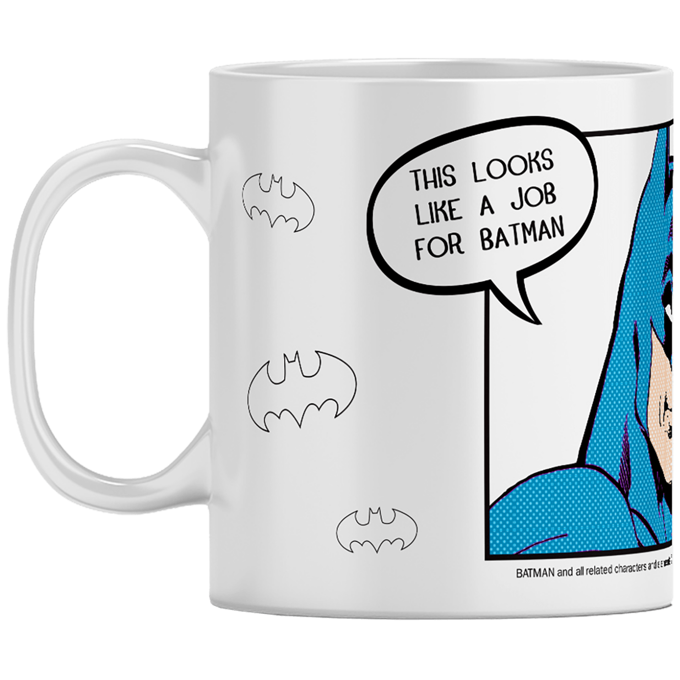 DC Šolja, Batman, 330 ml - Batman 056 DC White mug