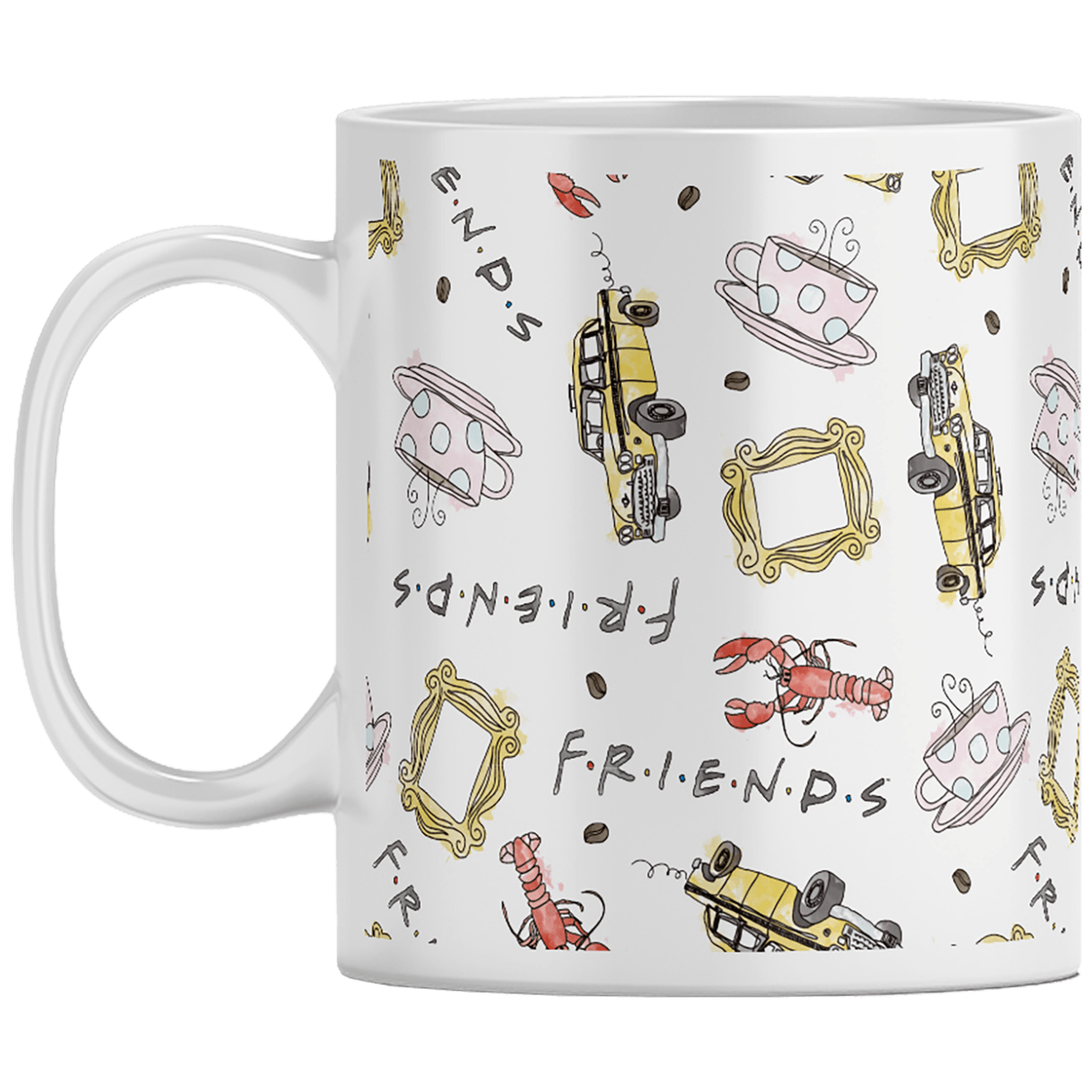 Friends Šolja, Friends, 330 ml - Friends 041 Friends Black mug