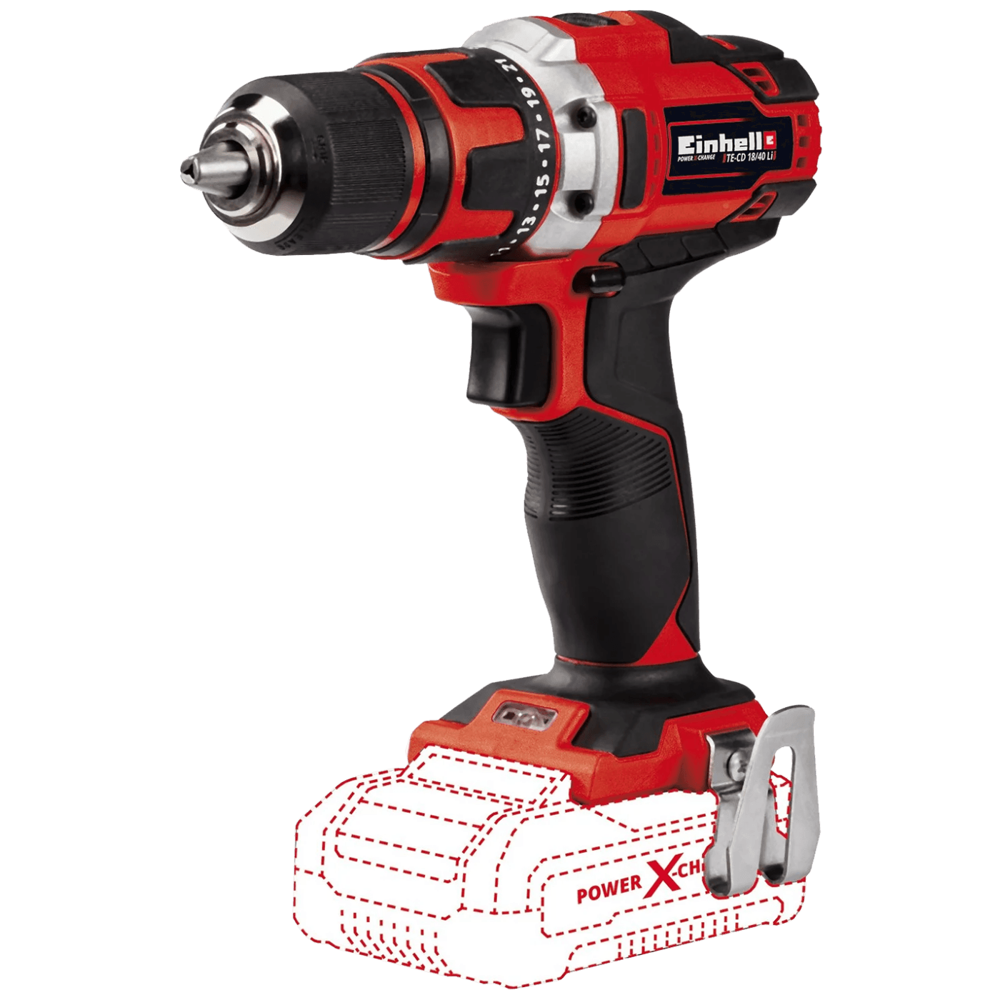 Einhell Aku bušilica, odvijač, bez baterije - Power X-Change TE-CD 18/40 Li-Solo