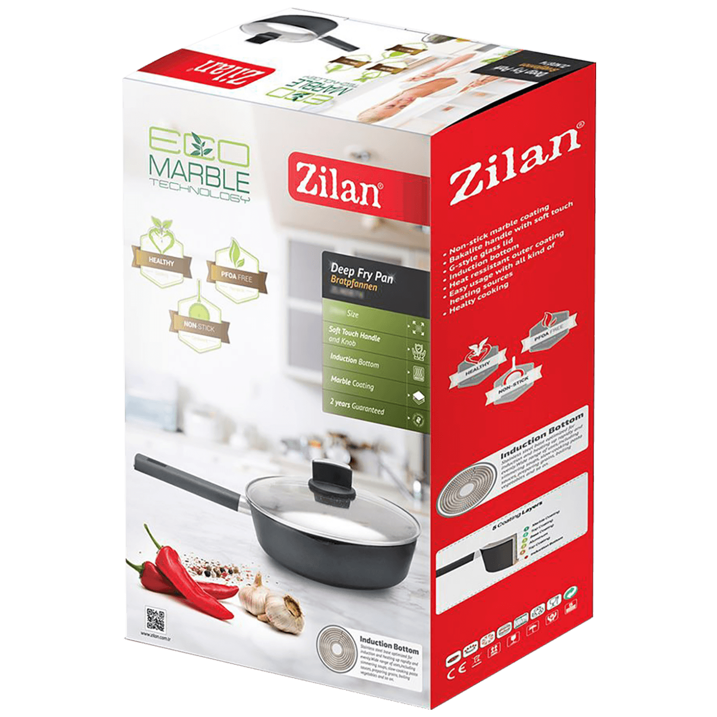Zilan Tava sa staklenim poklopcem, 26 cm - ZLN0881