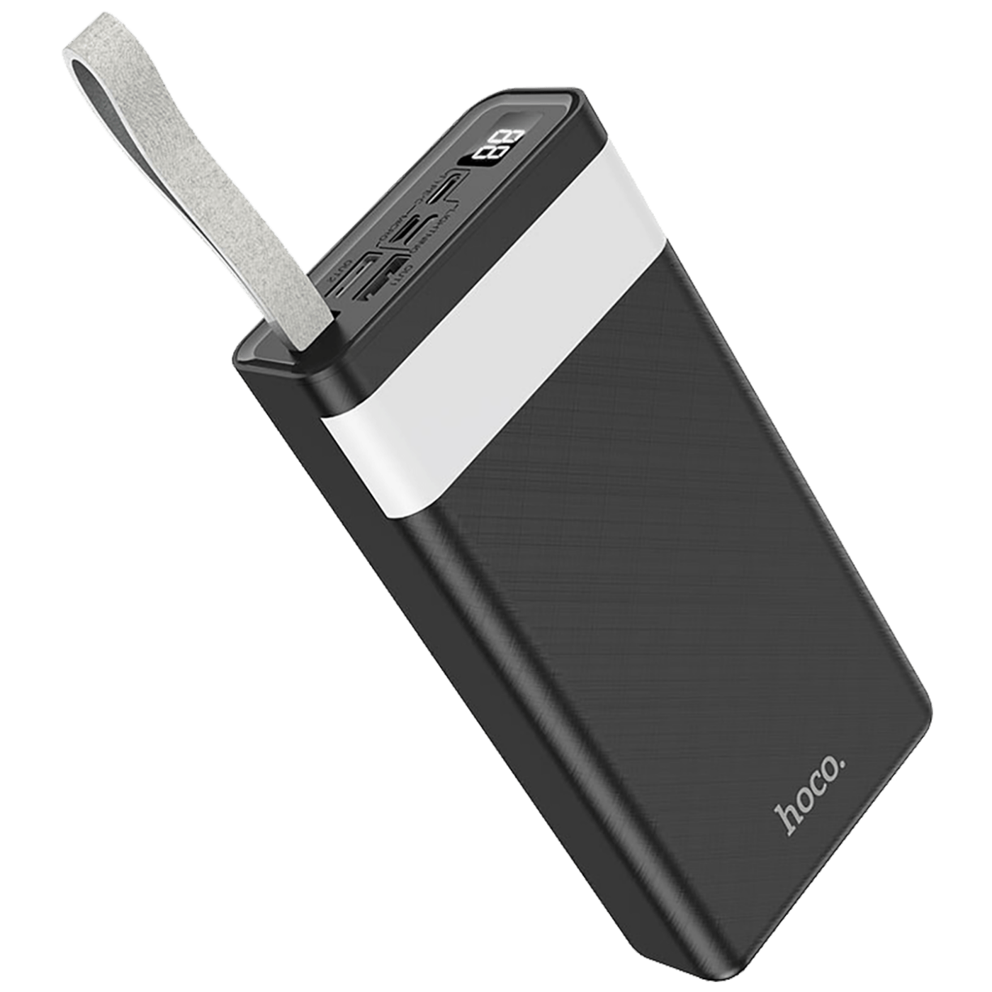 hoco. Punjač prijenosni sa lampom, Hoco j73, 30000mAh, 2A / 2A - J73 Powerful, Black