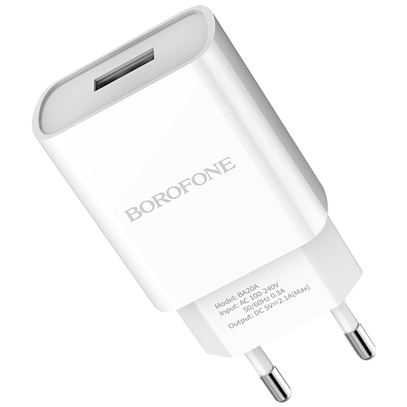 Borofone Punjač kućni, za smartphone, tablete..., 2.1 A - BA20A Sharp