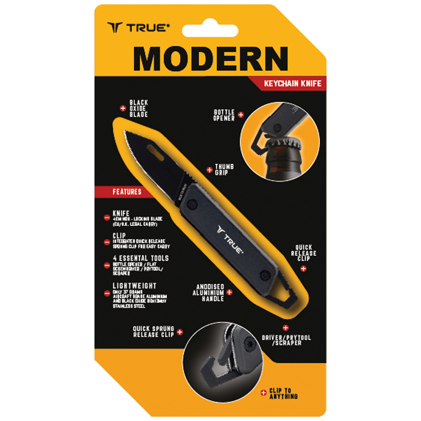 True Džepni nož na preklapanje, Key Chain Knife - TU7060N