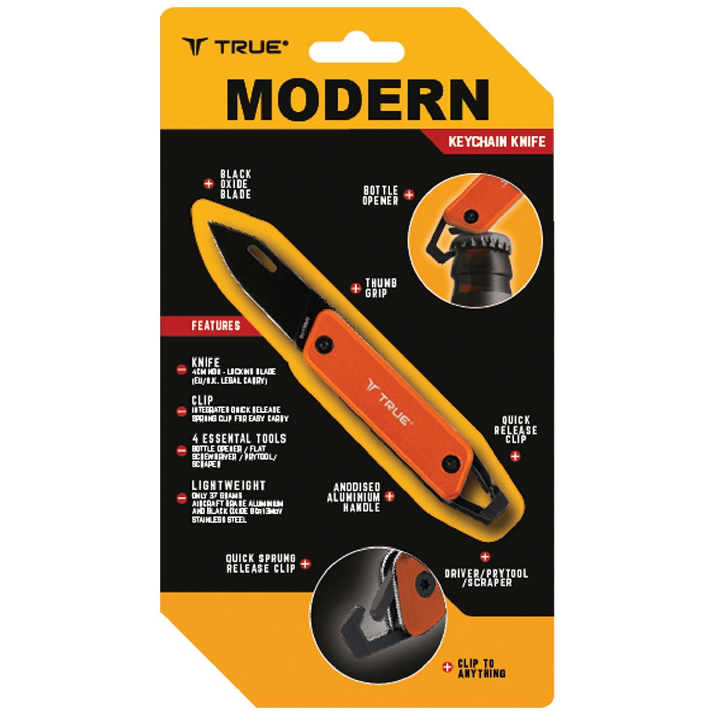 True Džepni nož na preklapanje, Key Chain Knife - TU7061
