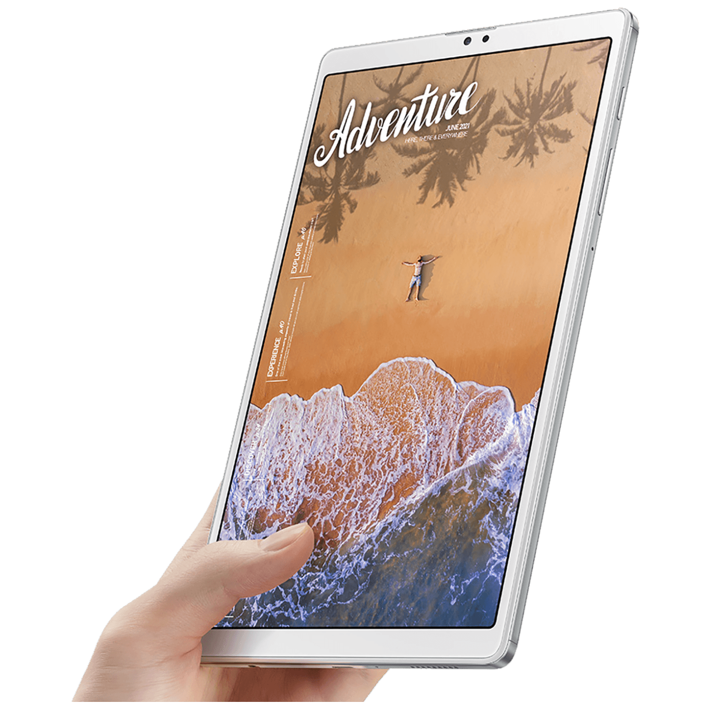 Samsung Tablet 8.7",CPU Octa Core 2.3GHz, RAM 3GB, 32GB, 5100mAh - Tab A7 Lite; T220 Silver WiFi
