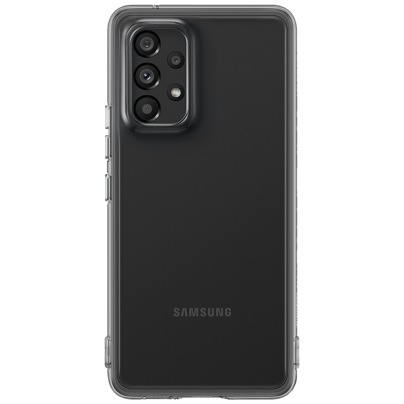 Samsung Maska za Samsung A53, crna transparent - EF-QA536TBEGWW