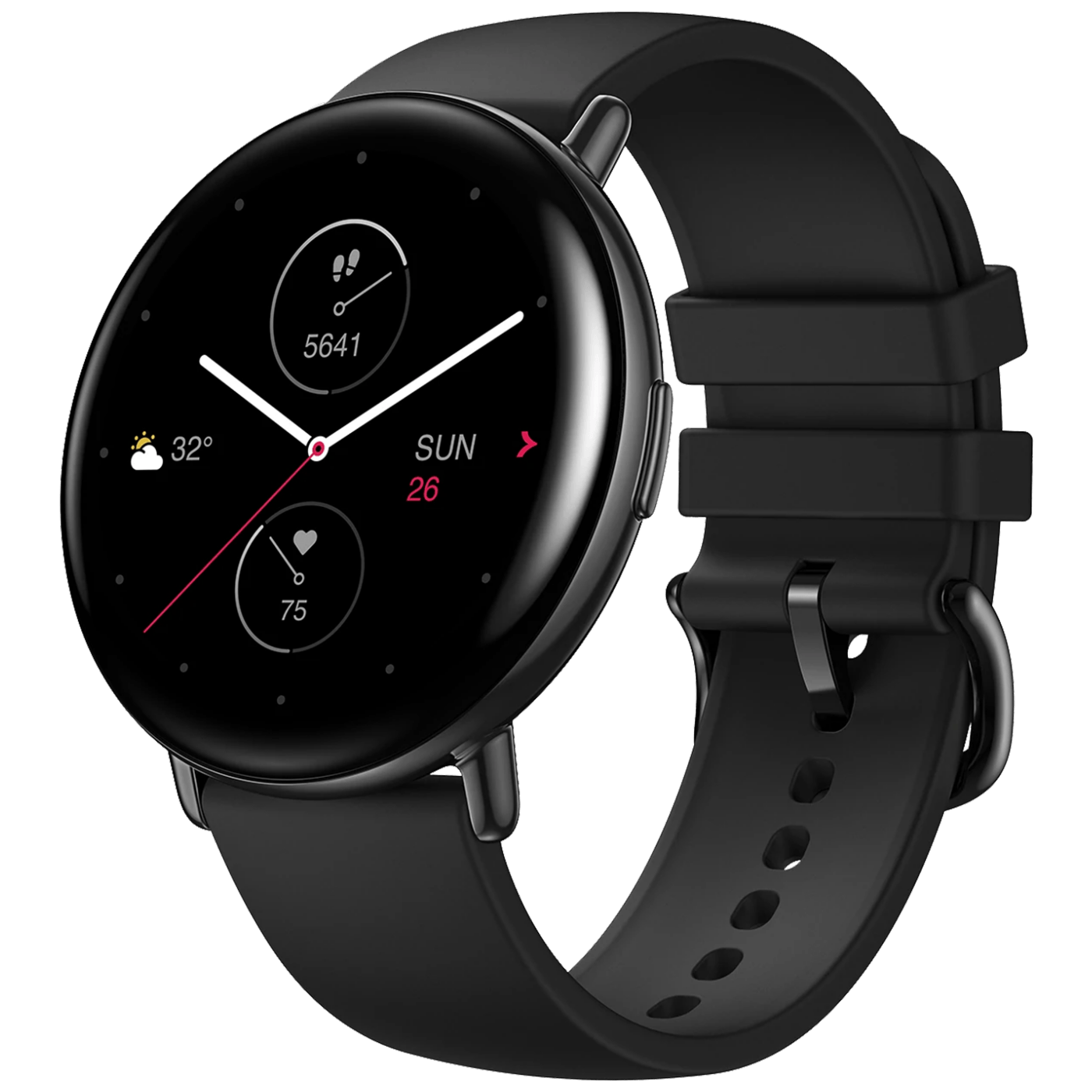 Amazfit SAT pametni, 1.28" AMOLED, vodootporan 5ATM,BT - Zepp E (round) Onyx Black
