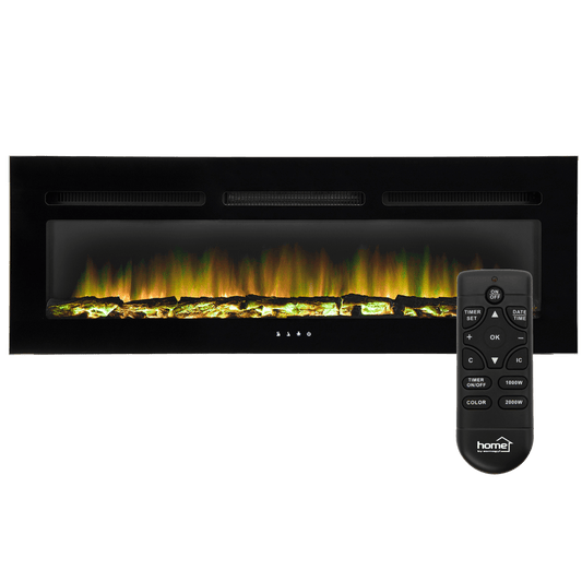 home Kamin, električni, 2000W, daljinski upravljač - FKKI 06