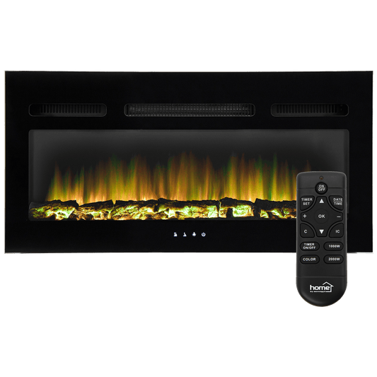 home Kamin, električni, 2000W, daljinski upravljač - FKKI 05